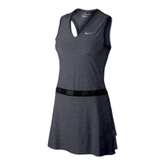 Nike Dresses & Skirts - Women's Nike Dri-Fit Golf Ace Dress Size Large Tennis Racerback dropwaist Grau